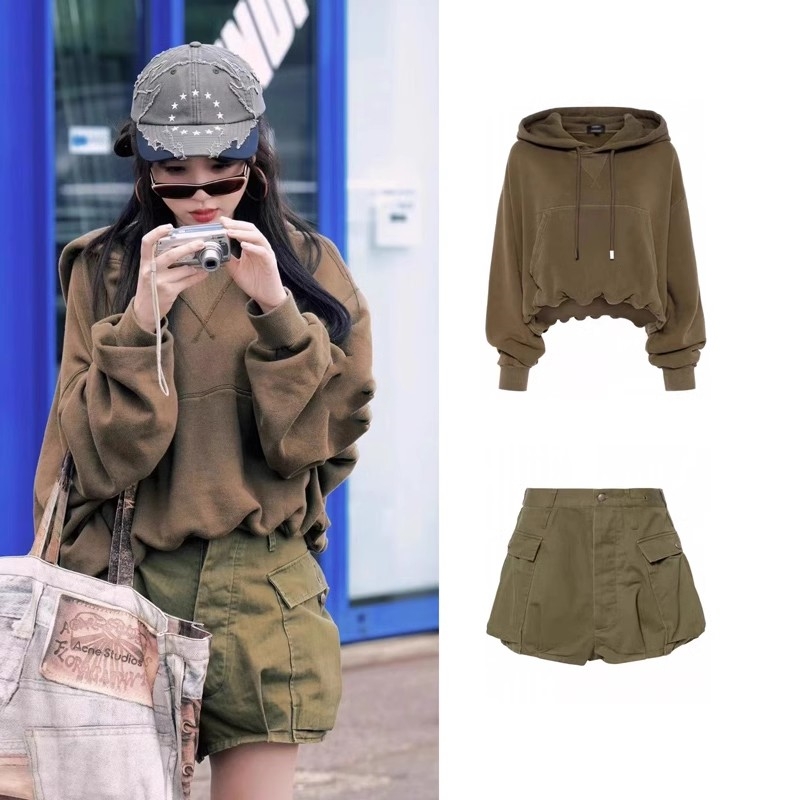Street Fashion Theme - EXJR2024 Autumn New Loose Fit Hoodie