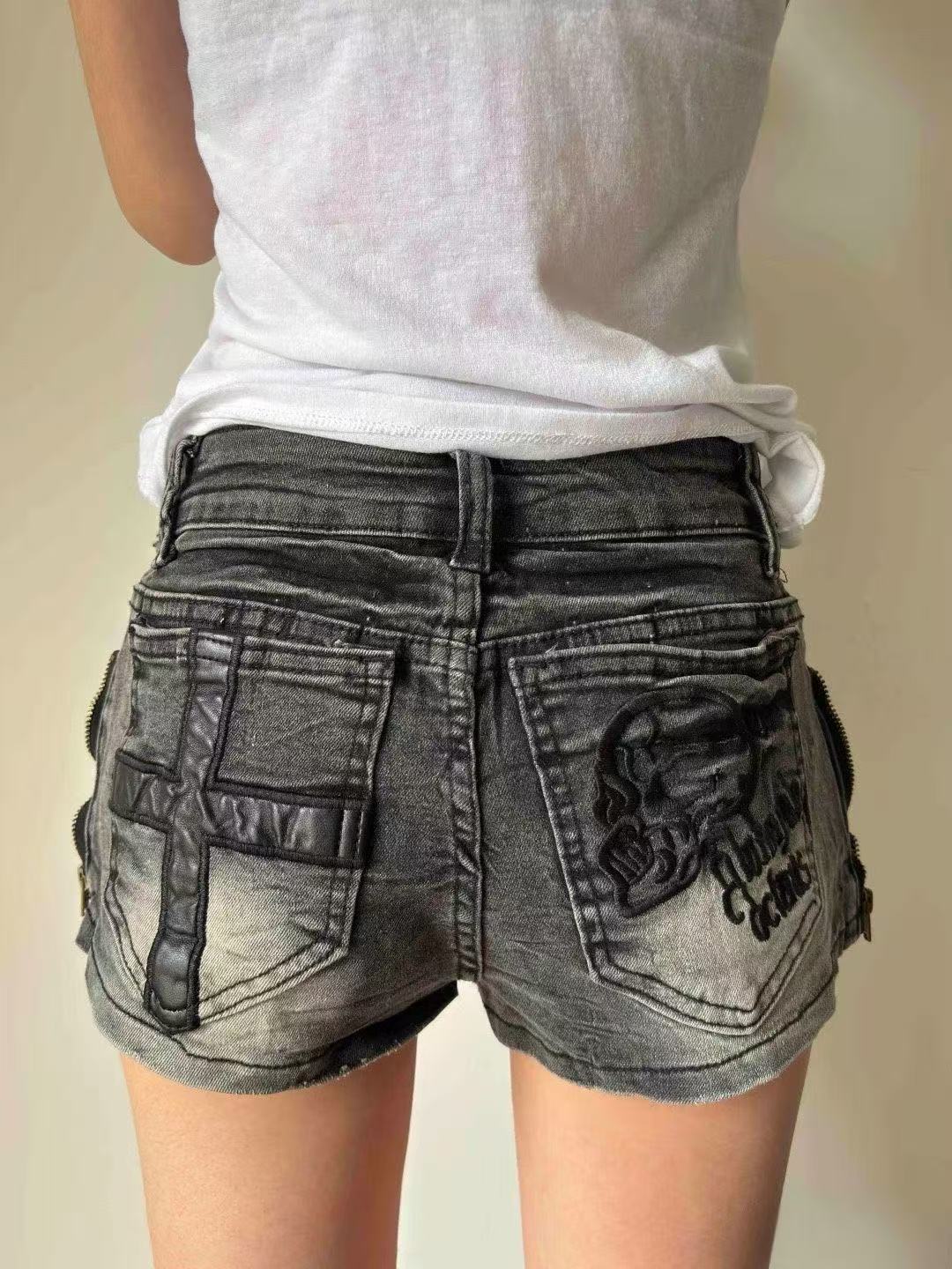 Street Fashion Hot - Summer Women's American Retro Workwear Denim