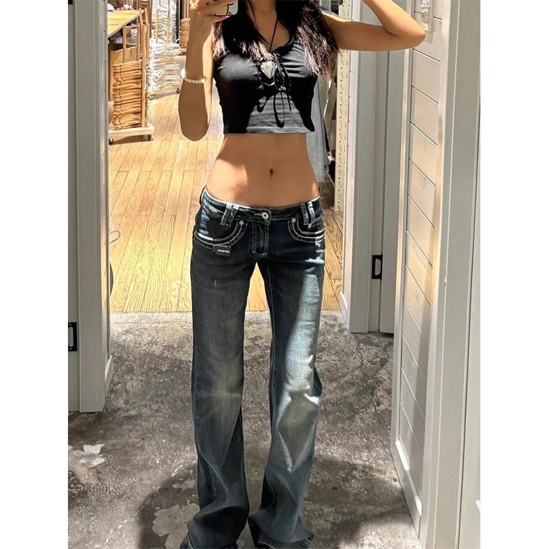 Bootcut Jeans Women Y2K Fashio - Street Fashion Week incelemesi ve fiyatı