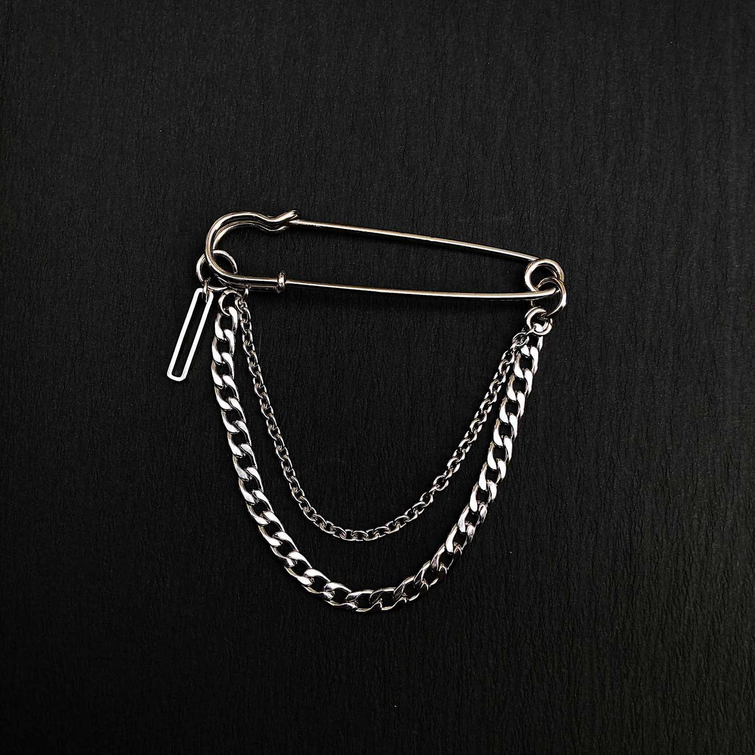 Punk Pendant Double Pin Clip C - Street Fashion In Korea incelemesi ve fiyatı