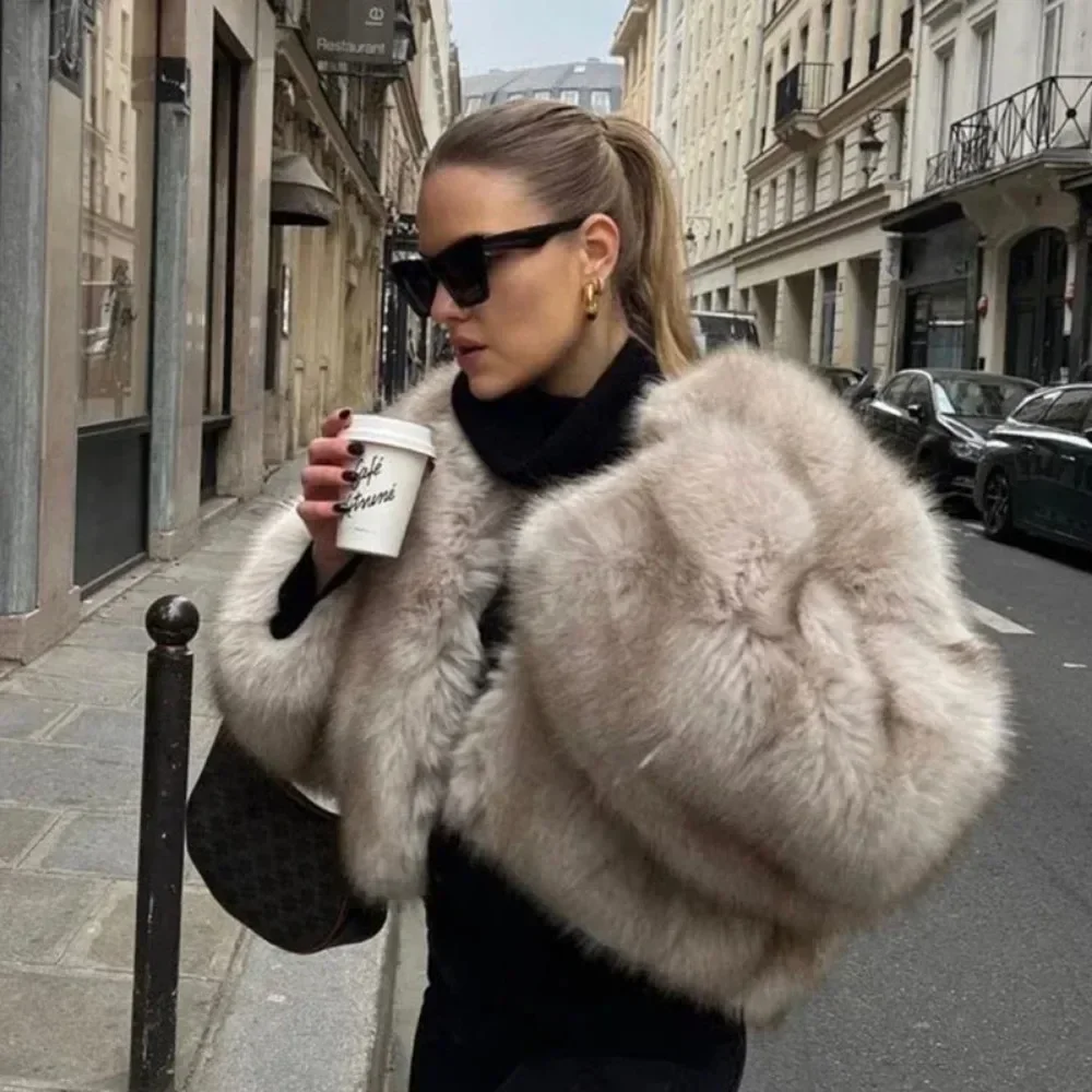 OFTBUY Faux Fur Jacket Women S - Street Fashion Week incelemesi ve fiyatı