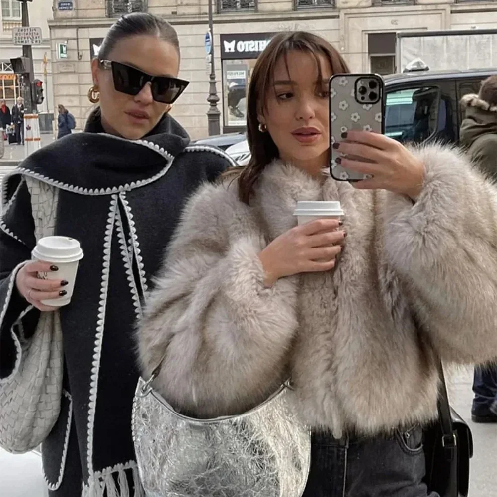 OFTBUY Faux Fur Jacket Women S - Street Fashion Week incelemesi ve fiyatı