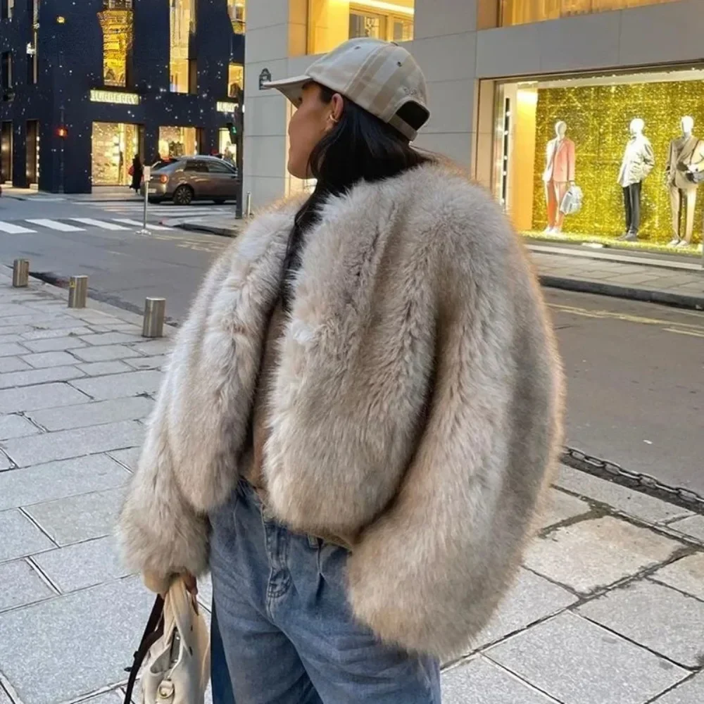 OFTBUY Faux Fur Jacket Women S - Street Fashion Week incelemesi ve fiyatı