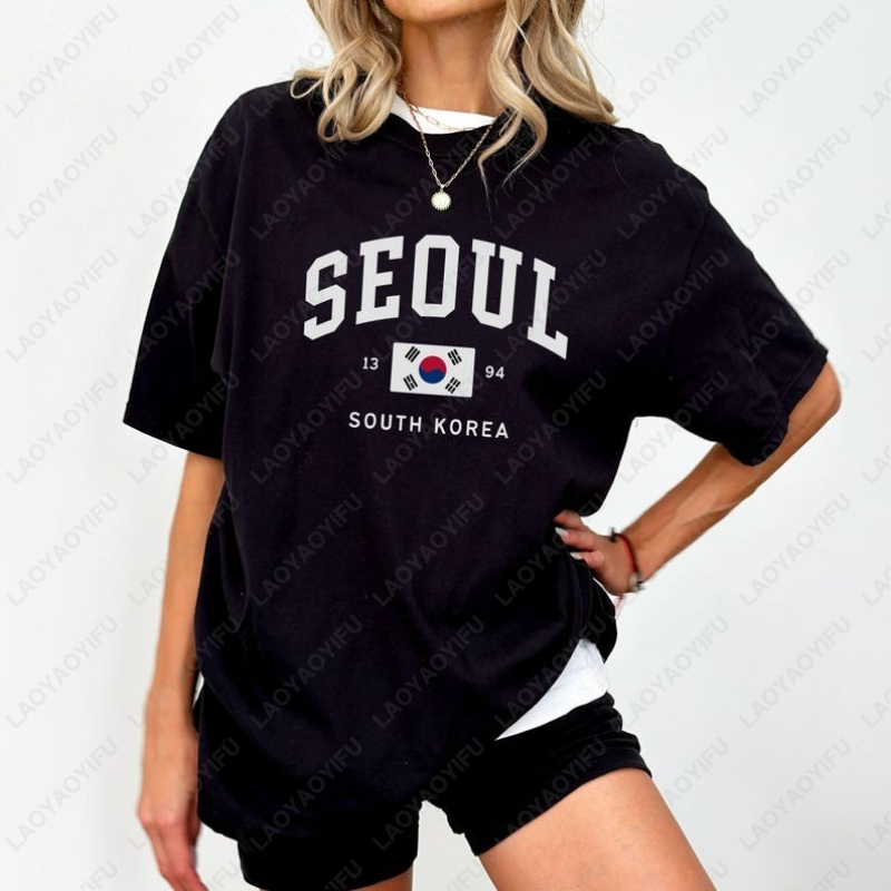 Seoul South Korean Flag Unisex - Street Fashion Of Seoul incelemesi ve fiyatı