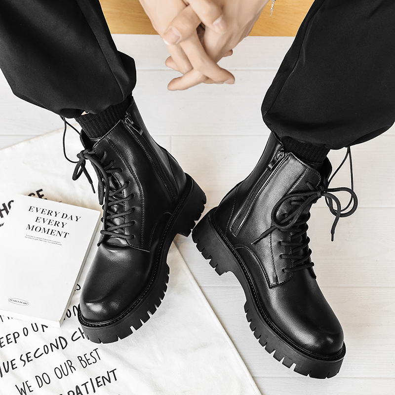 2025 Trend Men Boots Sneakers  - Street Fashion Punk incelemesi ve fiyatı