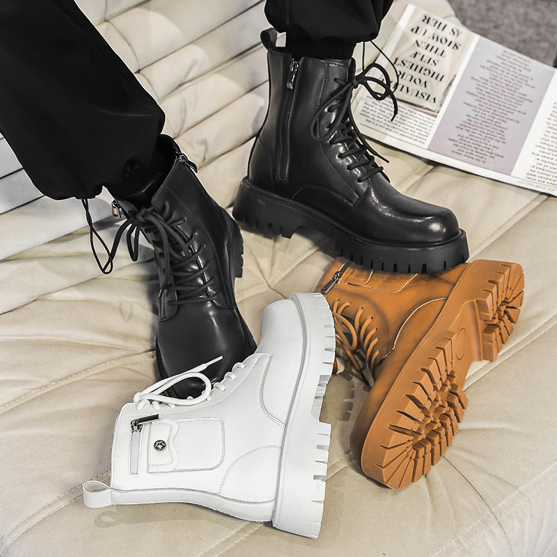 2025 Trend Men Boots Sneakers  - Street Fashion Punk incelemesi ve fiyatı