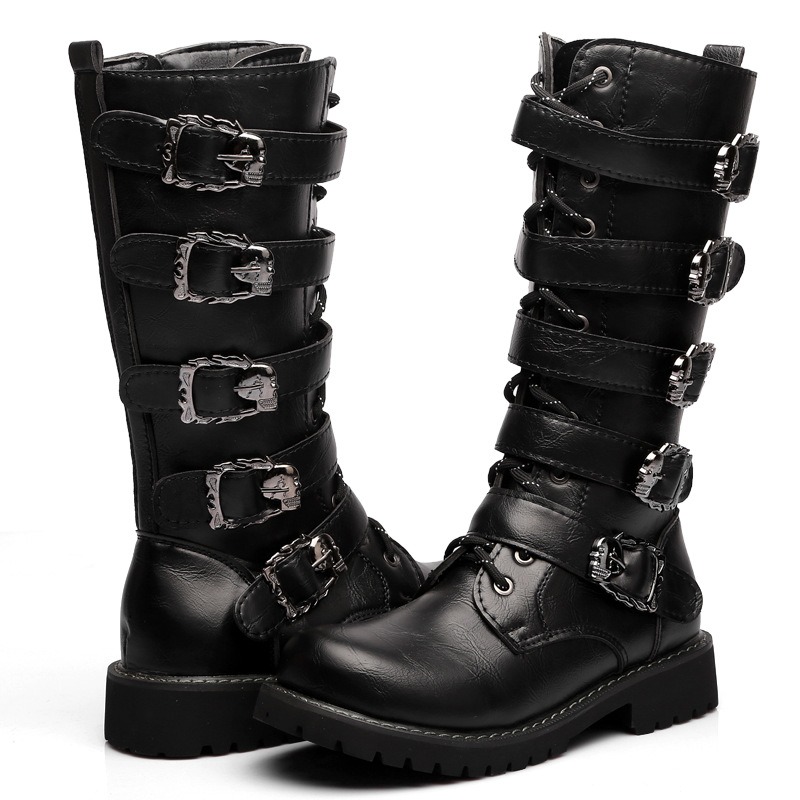 High Quality Men's Gothic Boot - Street Fashion Punk incelemesi ve fiyatı