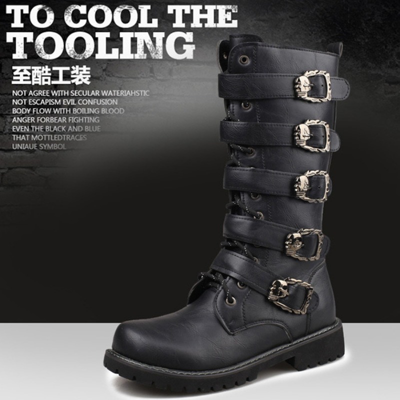 High Quality Men's Gothic Boot - Street Fashion Punk incelemesi ve fiyatı