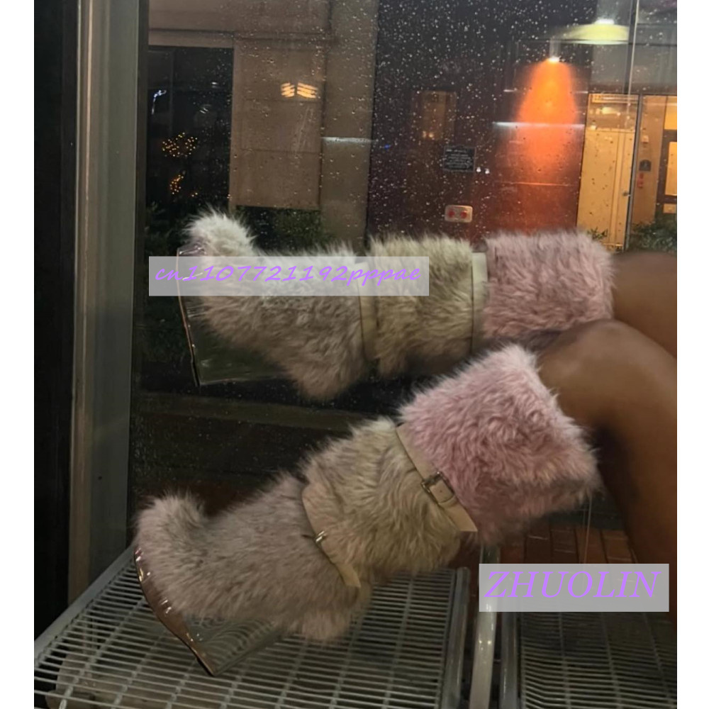 Winter Gradient Furry Transpar - Street Fashion Punk incelemesi ve fiyatı