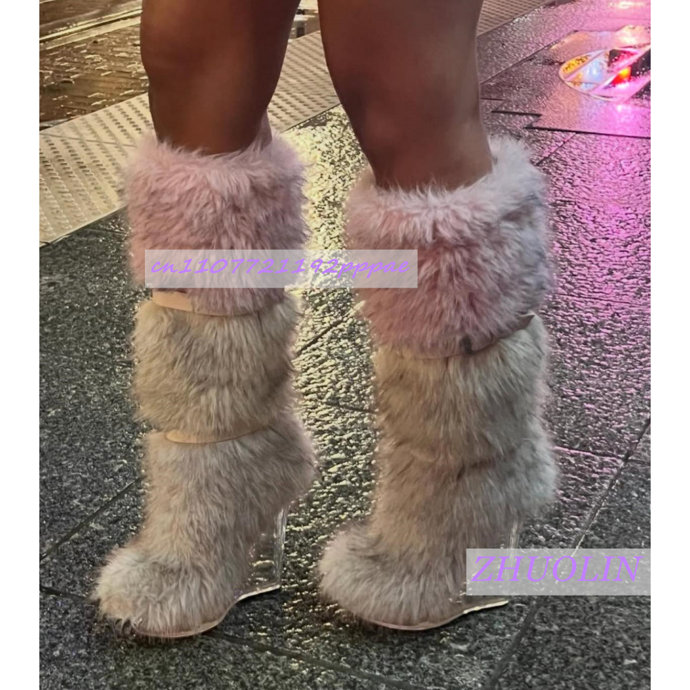 Winter Gradient Furry Transpar - Street Fashion Punk incelemesi ve fiyatı