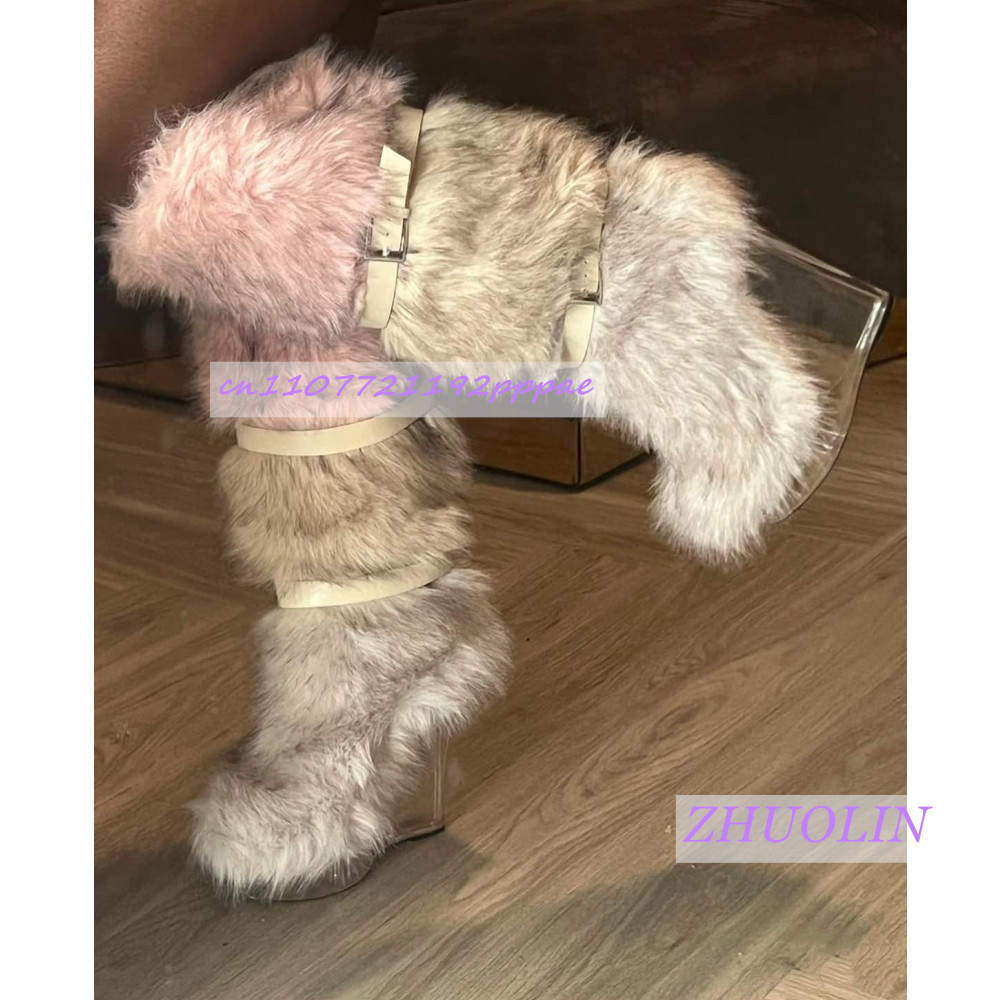 Winter Gradient Furry Transpar - Street Fashion Punk incelemesi ve fiyatı