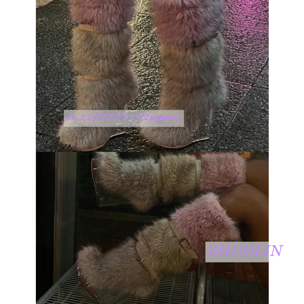 Winter Gradient Furry Transpar - Street Fashion Punk incelemesi ve fiyatı