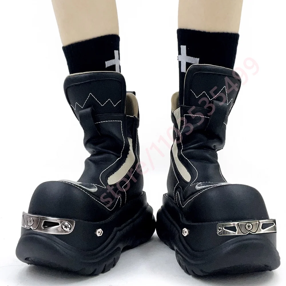 2026 Punk Platform Round Toe M - Street Fashion Punk incelemesi ve fiyatı