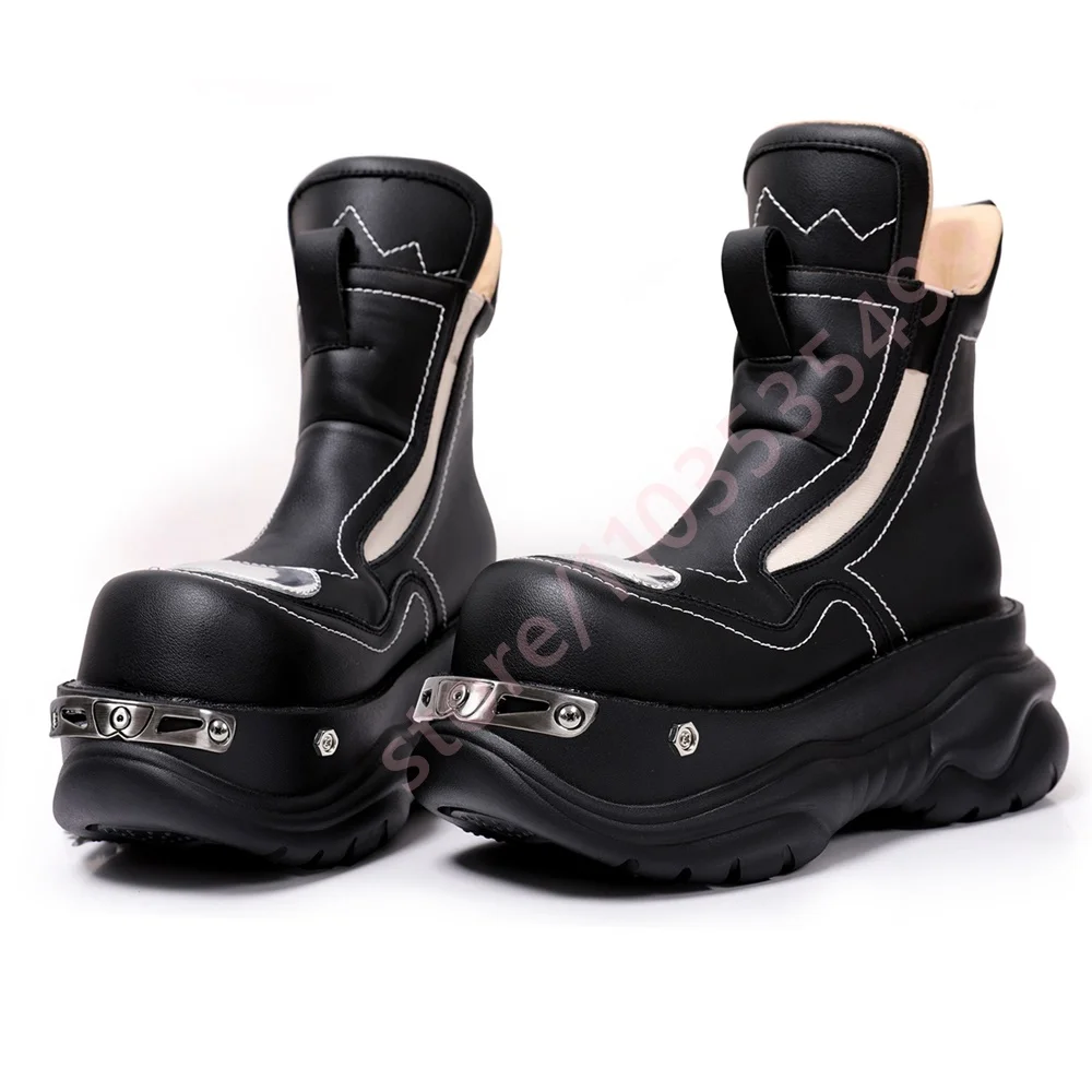 2026 Punk Platform Round Toe M - Street Fashion Punk incelemesi ve fiyatı