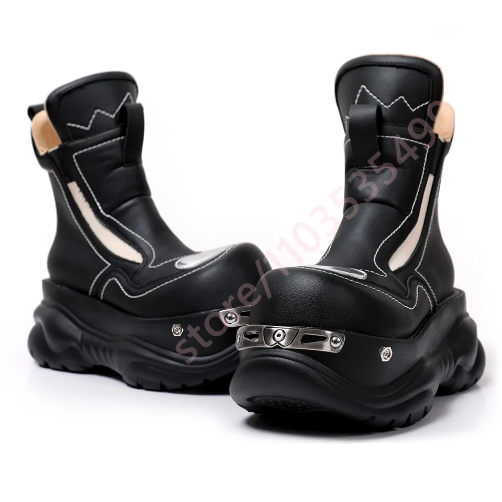 2026 Punk Platform Round Toe M - Street Fashion Punk incelemesi ve fiyatı