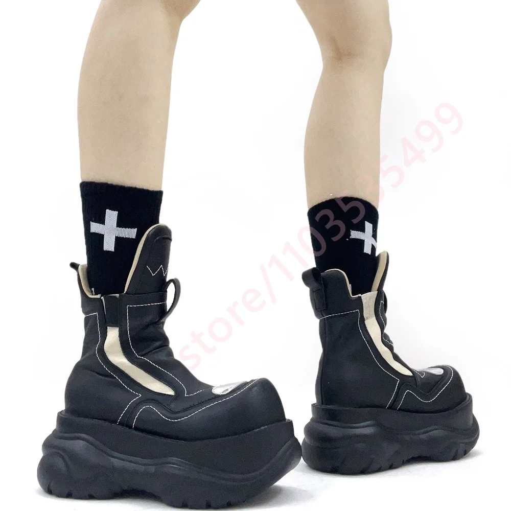 2026 Punk Platform Round Toe M - Street Fashion Punk incelemesi ve fiyatı