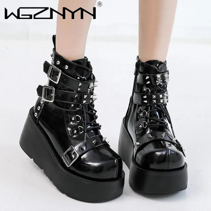 NEW Ladies Wedges High Heels B - Street Fashion Punk incelemesi ve fiyatı