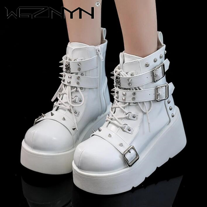 NEW Ladies Wedges High Heels B - Street Fashion Punk incelemesi ve fiyatı