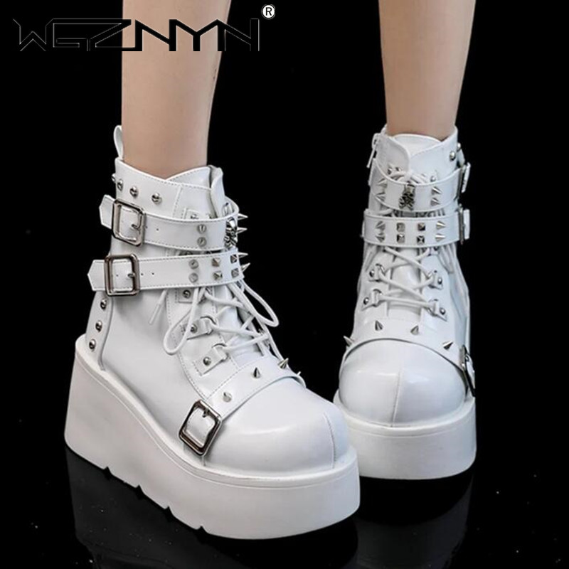 NEW Ladies Wedges High Heels B - Street Fashion Punk incelemesi ve fiyatı