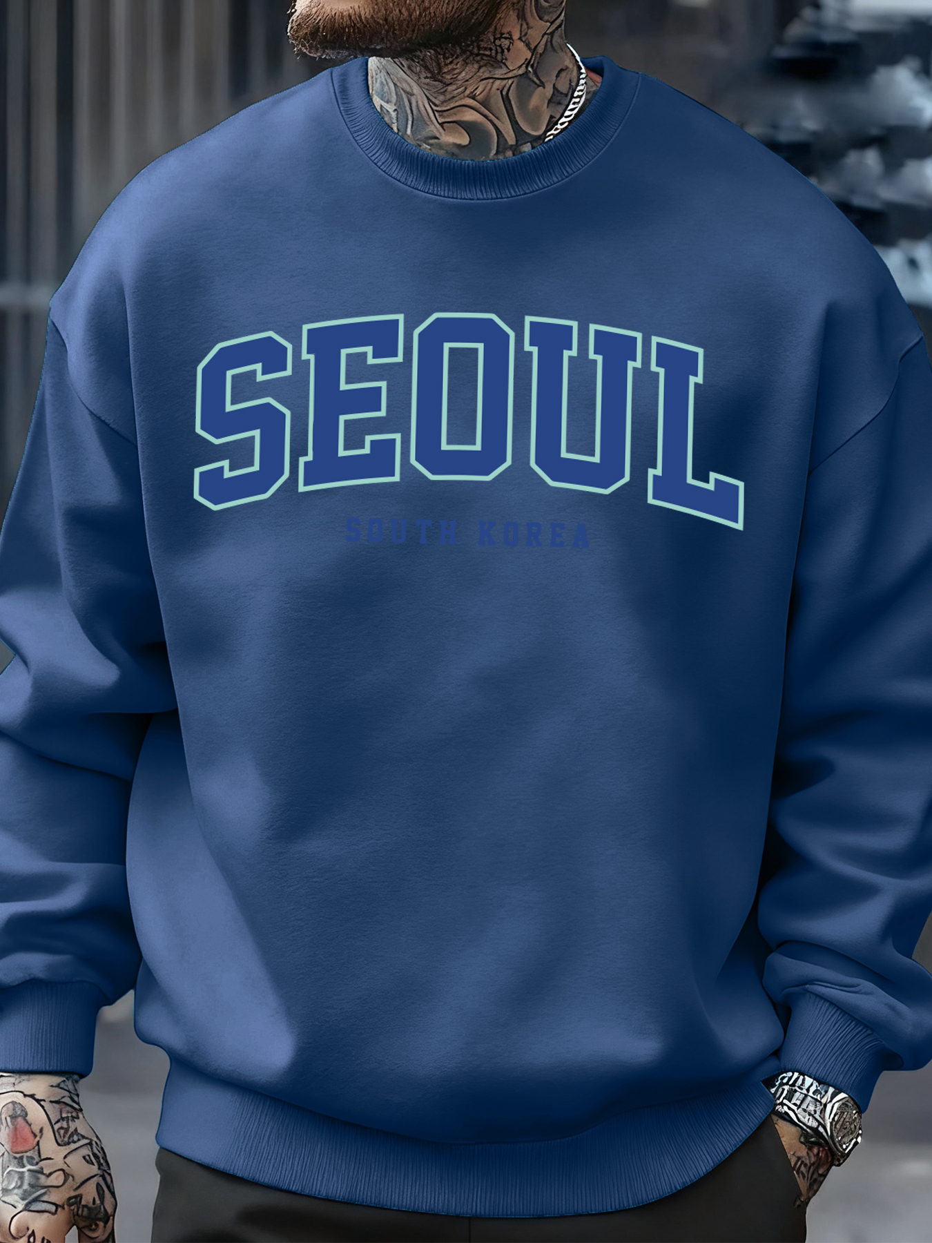 Seoul South Korea Print Men Pu - Street Fashion Of Seoul incelemesi ve fiyatı