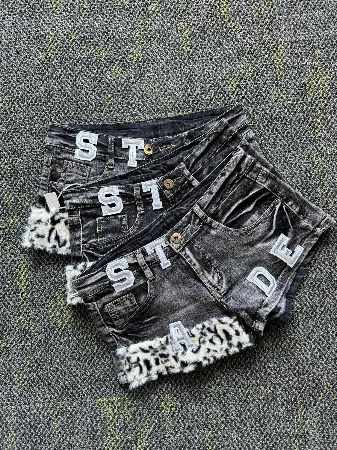 Y2k Embroidered Patch Denim Sh - Street Fashion Hot incelemesi ve fiyatı