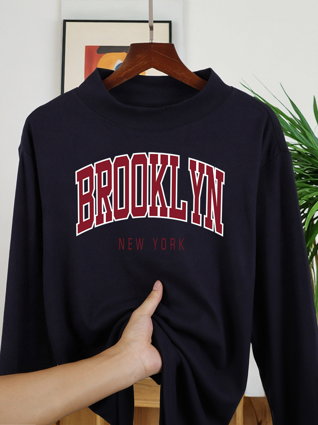 Brooklyn New York Letter Print - High Street Fashion New York incelemesi ve fiyatı