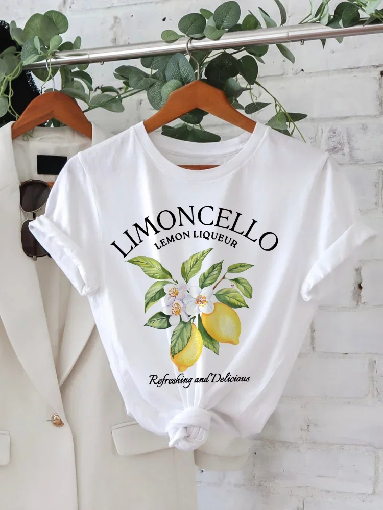 Lemon Letter Print T-shirt Sho - Street Fashion Magazine incelemesi ve fiyatı