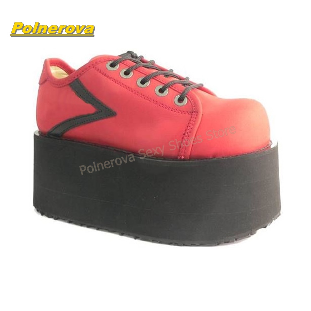 Hot Pink Rainbow Laces Platfor - Street Fashion Hot incelemesi ve fiyatı