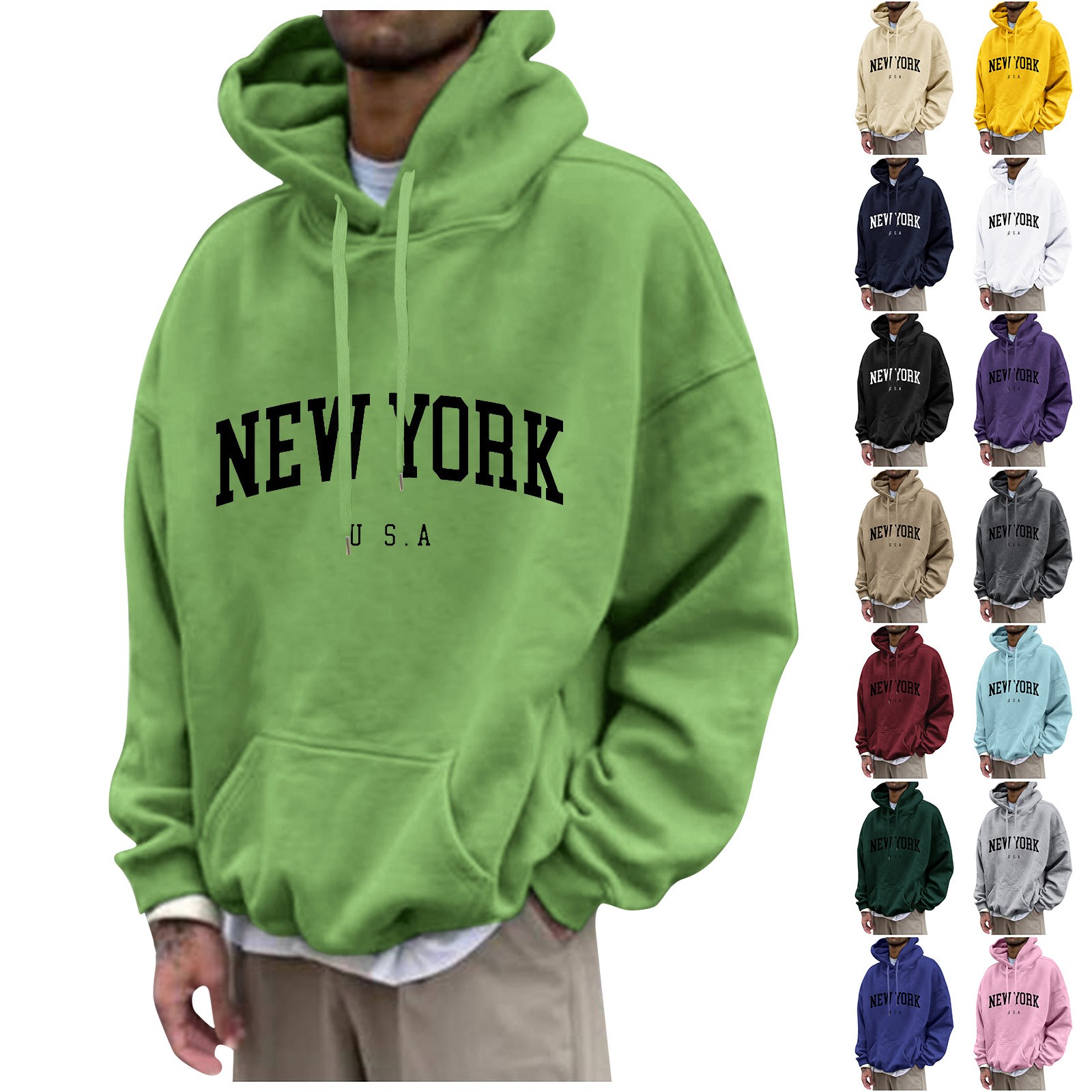 New York Print Mens Hoodies Fa - High Street Fashion New York incelemesi ve fiyatı