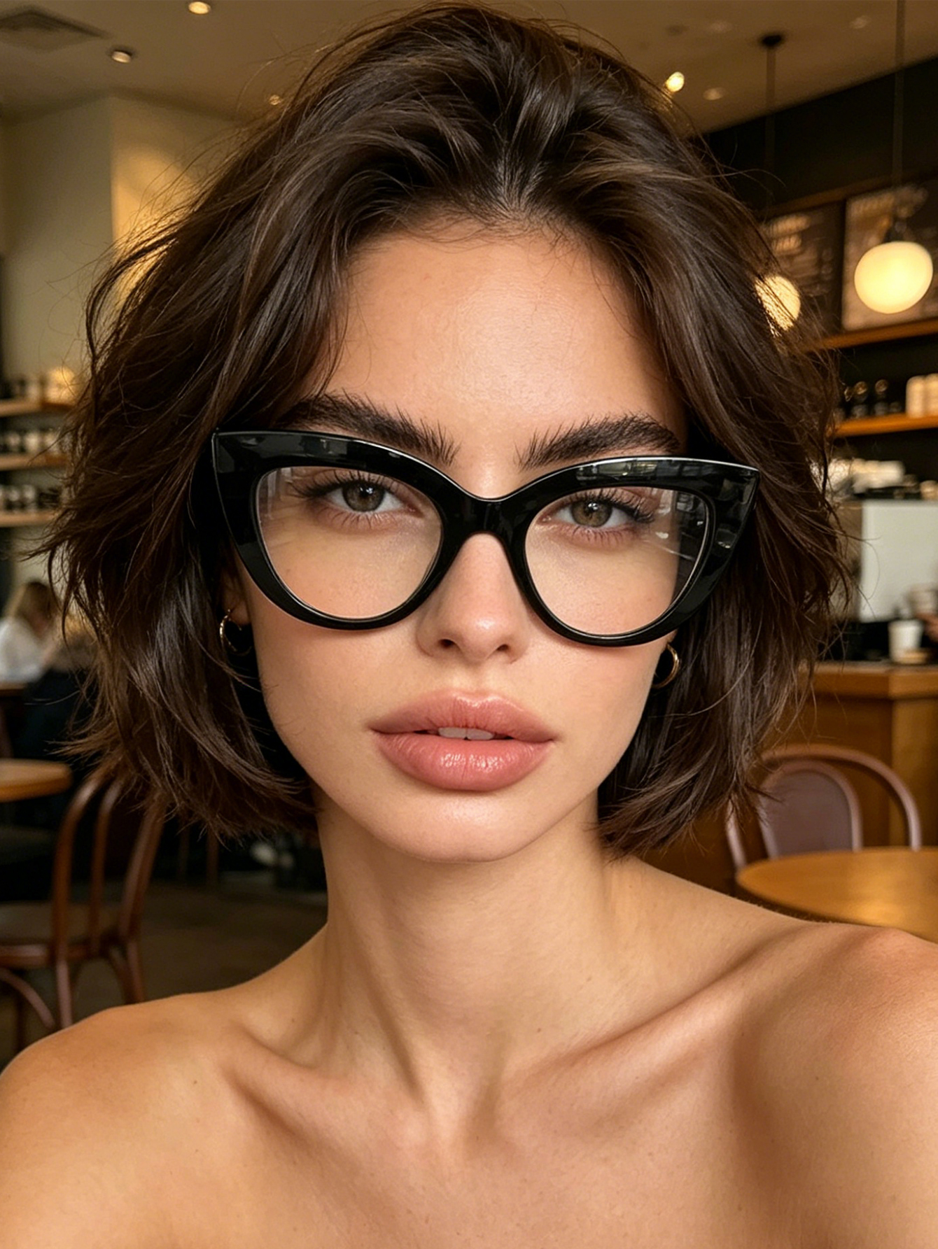 1pc retro black thick frame ca - Street Fashion Hot incelemesi ve fiyatı