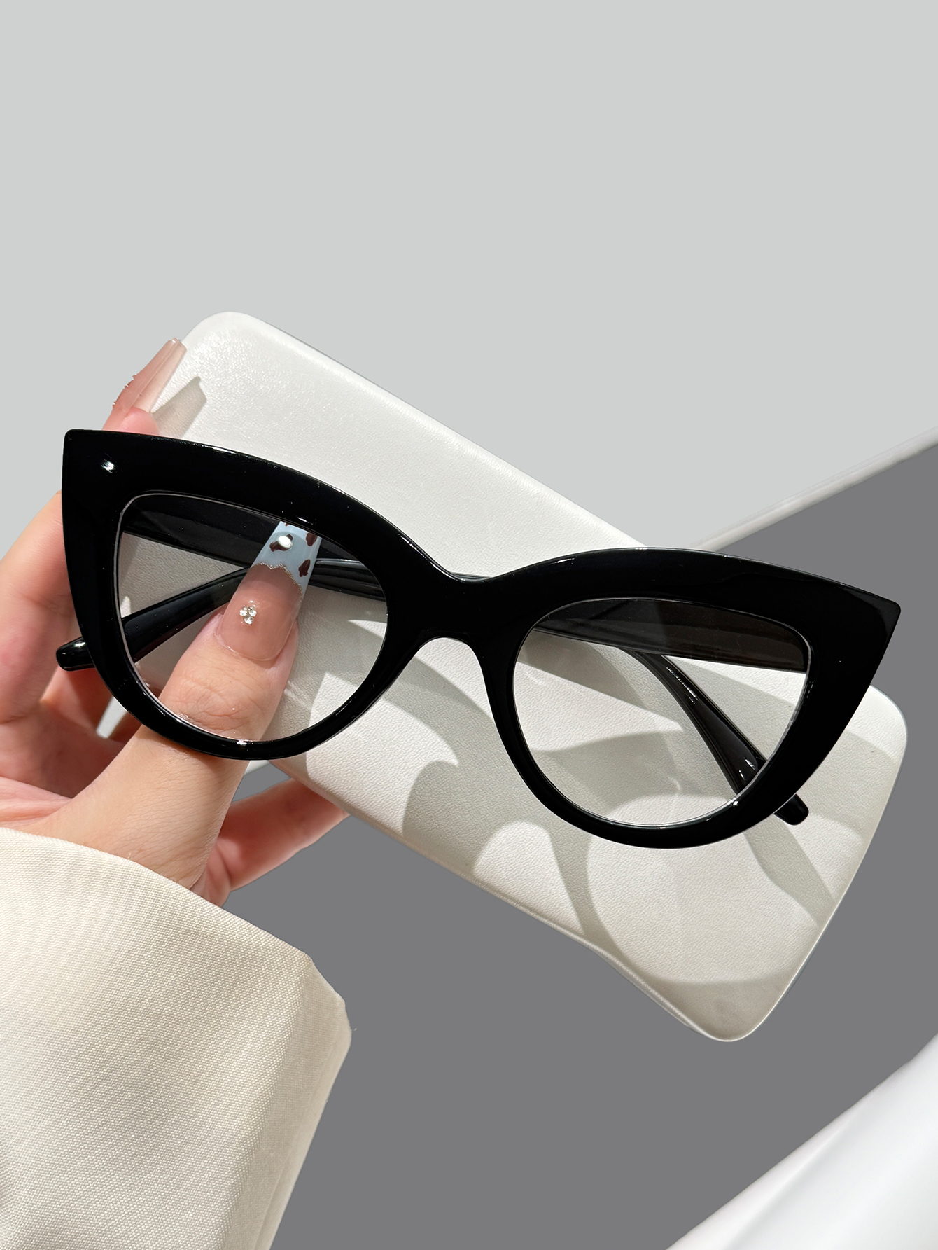 1pc retro black thick frame ca - Street Fashion Hot incelemesi ve fiyatı