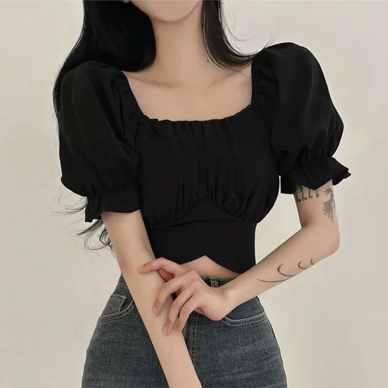 2025 Summer Lace Up Backless T - Street Fashion In Korea incelemesi ve fiyatı