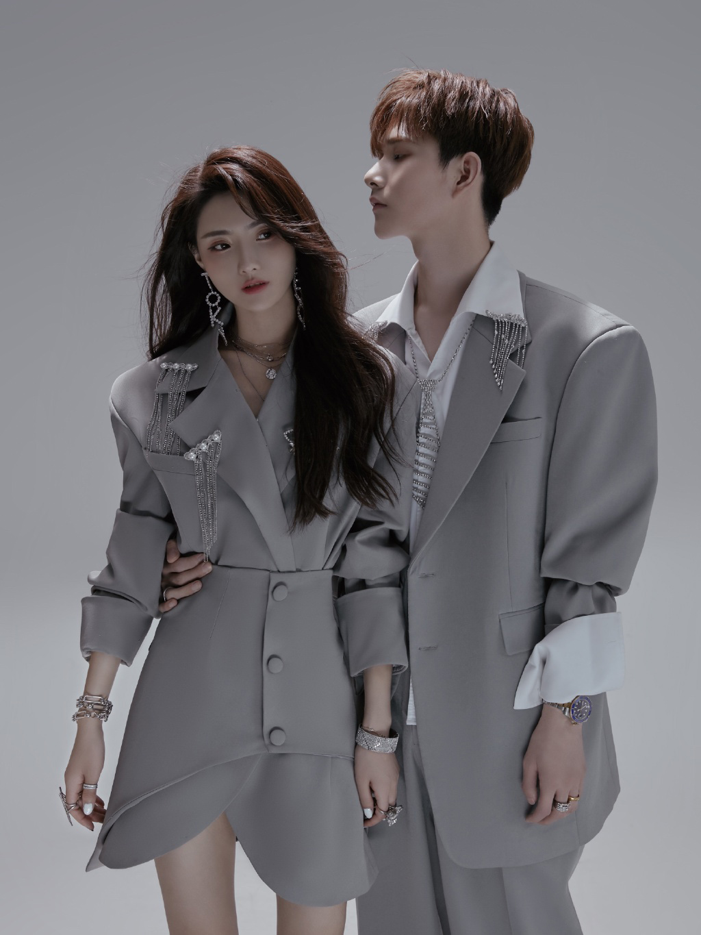 Couple's Fashionable Suit Set  - Street Fashion Magazine incelemesi ve fiyatı