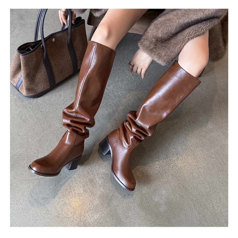 Knee High Heels Women Boots Le - Street Fashion Punk incelemesi ve fiyatı