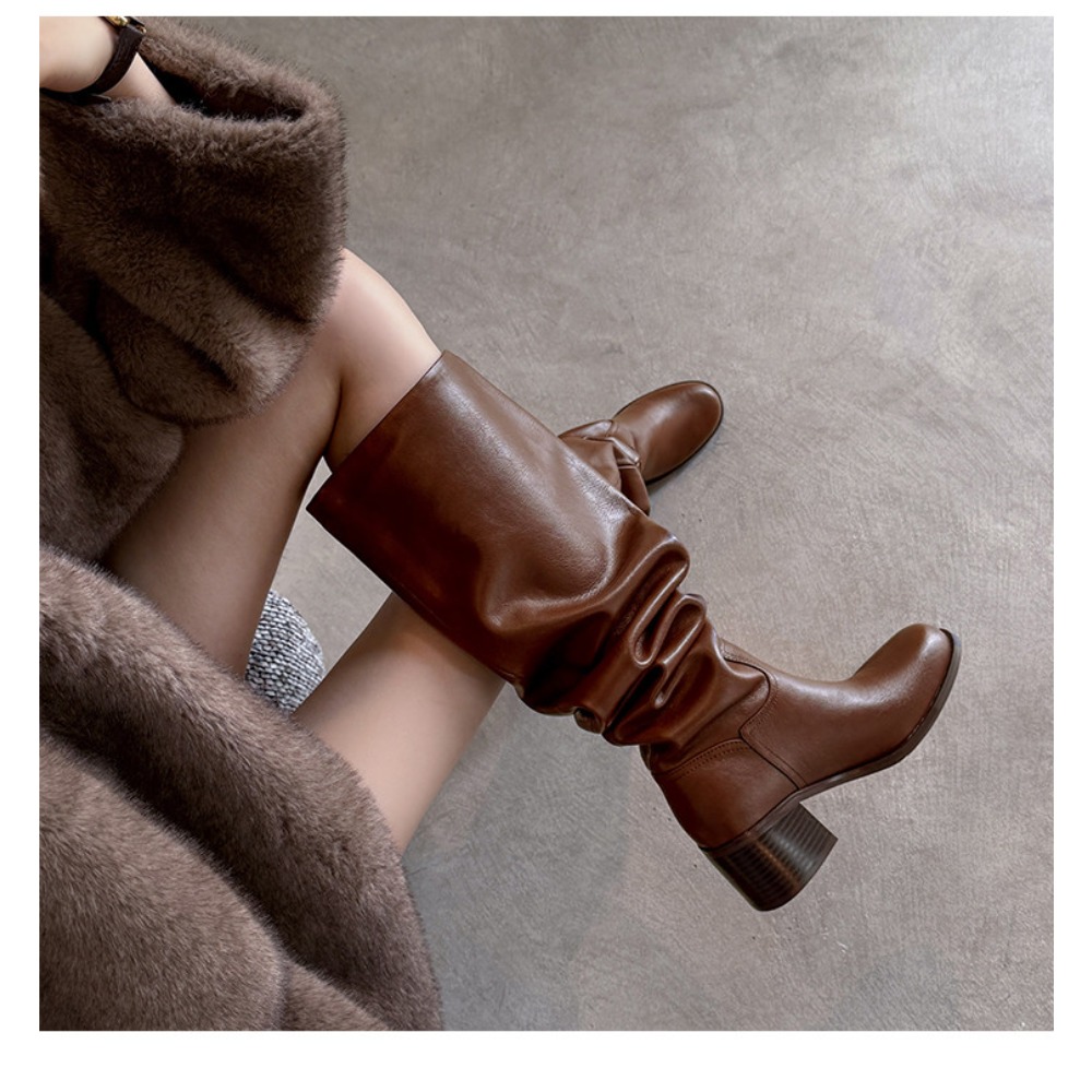 Knee High Heels Women Boots Le - Street Fashion Punk incelemesi ve fiyatı