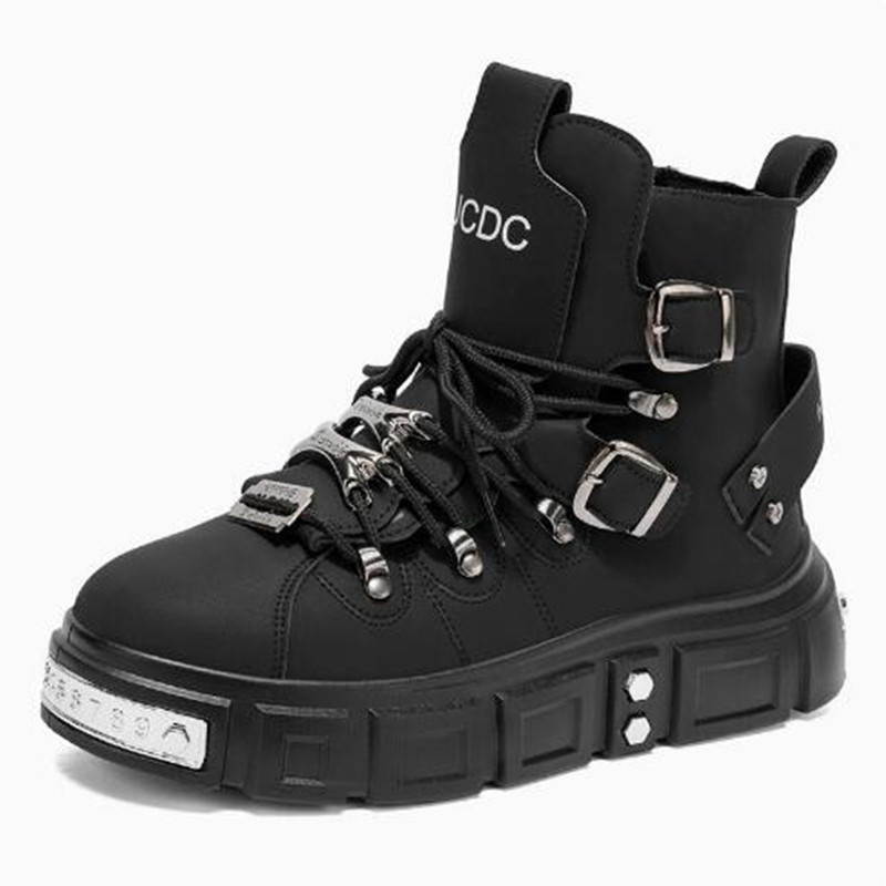 Fashion Rivet Black High top S - Street Fashion Punk incelemesi ve fiyatı