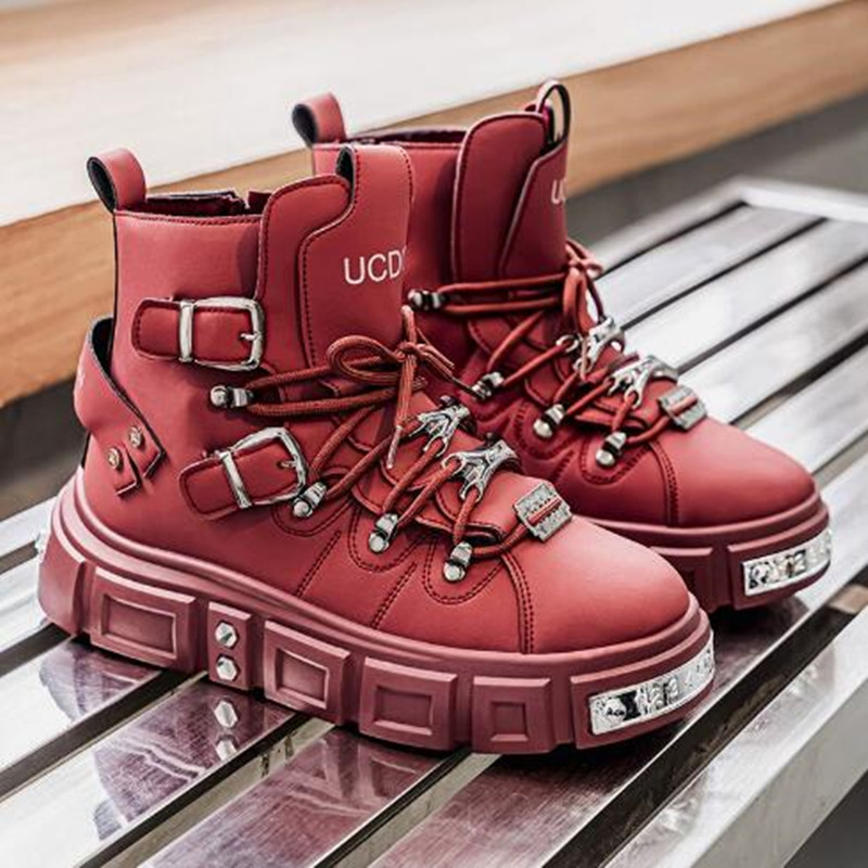 Fashion Rivet Black High top S - Street Fashion Punk incelemesi ve fiyatı